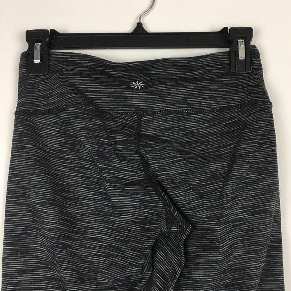 Athleta chataranga Capri space dye Gray cropped legging pants - Picture 5 of 6